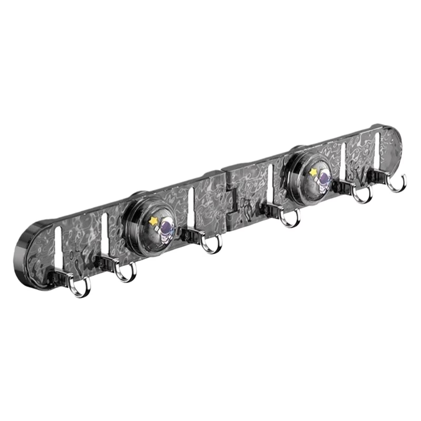 Foldable Suction Corner Multi-Hook Rack