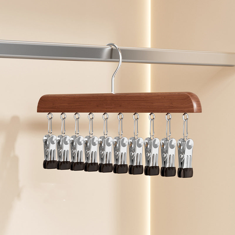 360° Swivel Multi-Hook Wardrobe Organizer