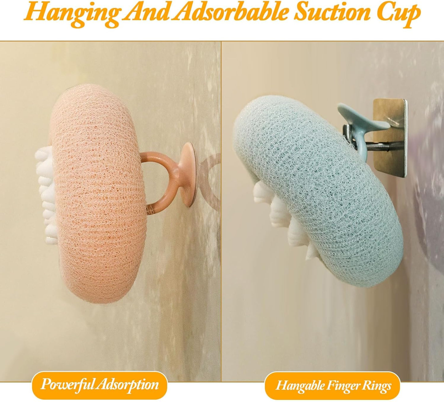 Super Soft Sunflower Suction Cup Bath Ball