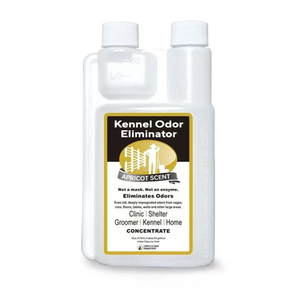 Kennel Odor Eliminator (Non-Enzymatic, Apricot & Fresh Scents for Tough Pet Odors)