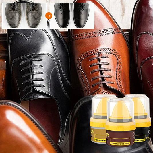 Leather Repair Cream & Shoe Polish – Restores Color, Waterproofs & Nourishes