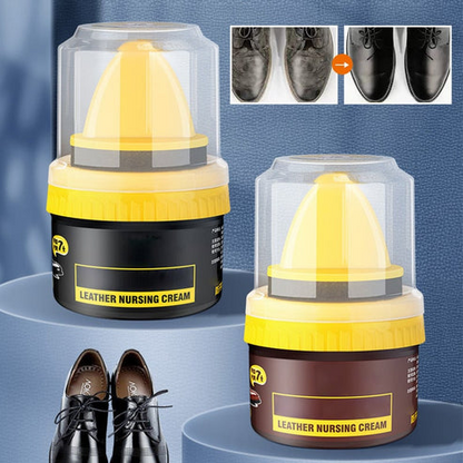 Leather Repair Cream & Shoe Polish – Restores Color, Waterproofs & Nourishes