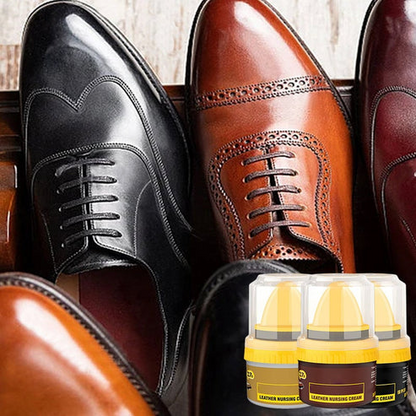 Leather Repair Cream & Shoe Polish – Restores Color, Waterproofs & Nourishes