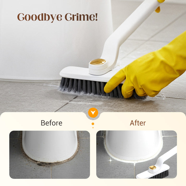 Multi-Function Rotating Hard Bristle Cleaning Brush