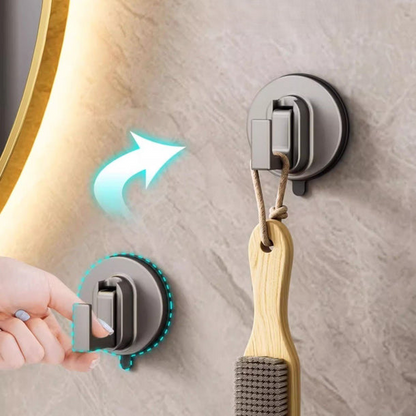 Heavy-Duty No-Drill Strong Suction Cup Utility Hook PRO