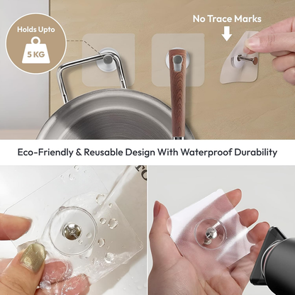 Self-Adhesive Screw Hooks