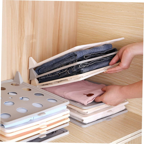 Folder Clothes Organizer Wardrobe Dividers（5 PCS )