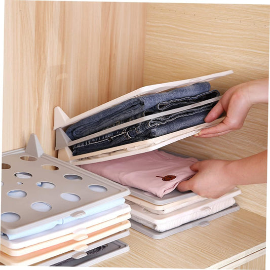 Folder Clothes Organizer Wardrobe Dividers（5 PCS )