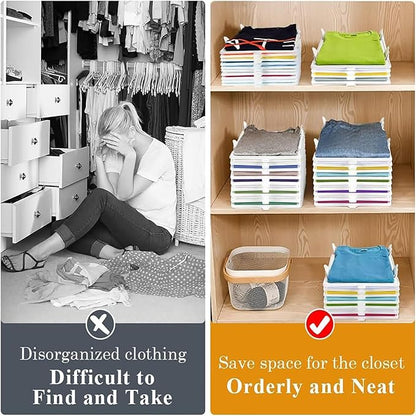 Folder Clothes Organizer Wardrobe Dividers（5 PCS )