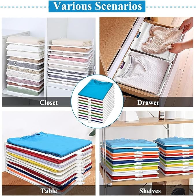 Folder Clothes Organizer Wardrobe Dividers（5 PCS )