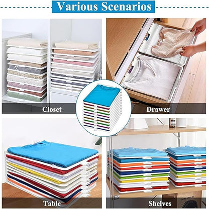 Folder Clothes Organizer Wardrobe Dividers（5 PCS )