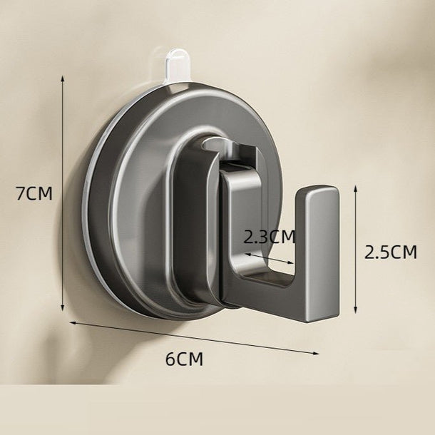 Heavy-Duty No-Drill Strong Suction Cup Utility Hook PRO