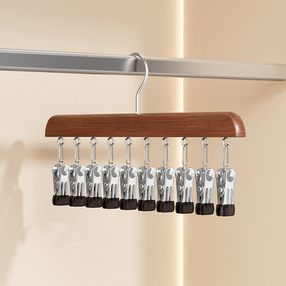 360° Swivel Multi-Hook Wardrobe Organizer
