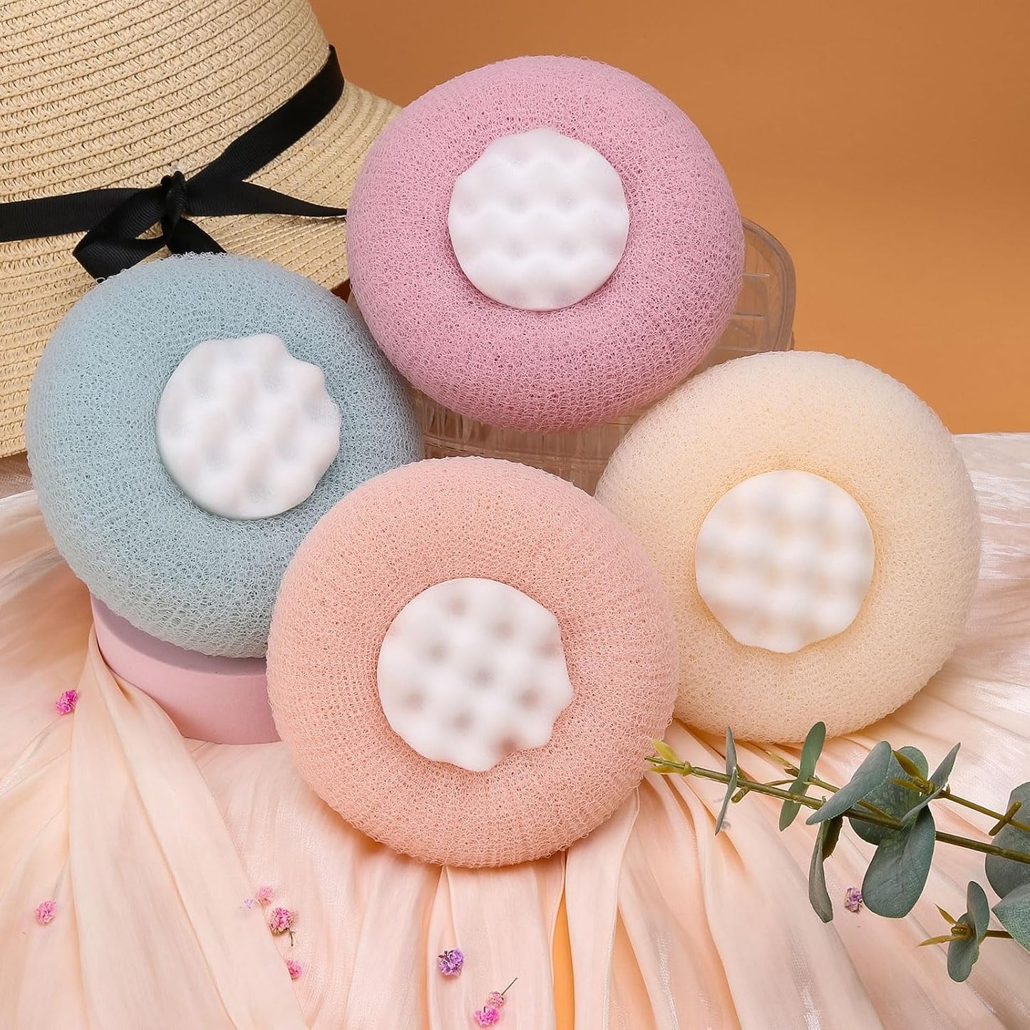 Super Soft Sunflower Suction Cup Bath Ball
