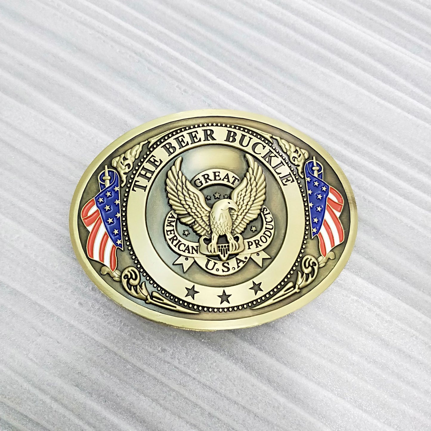 Zinc Alloy Beer Belt Holder Buckle