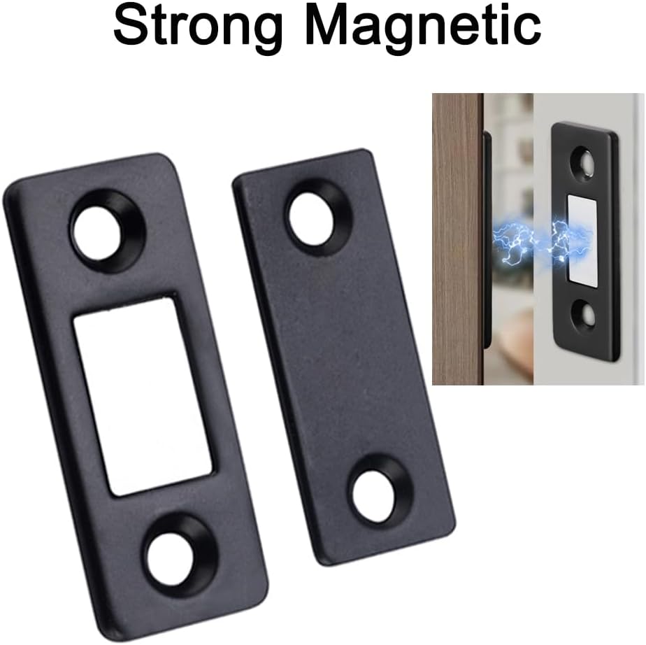 Ultra-Thin Self-Adhesive Magnetic Cabinet Door Catch (1 Set)