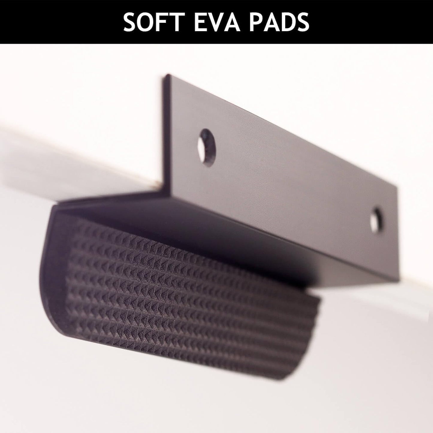 Under Cabinet Foot Pull with Adhesive and Screws (1 Pack)