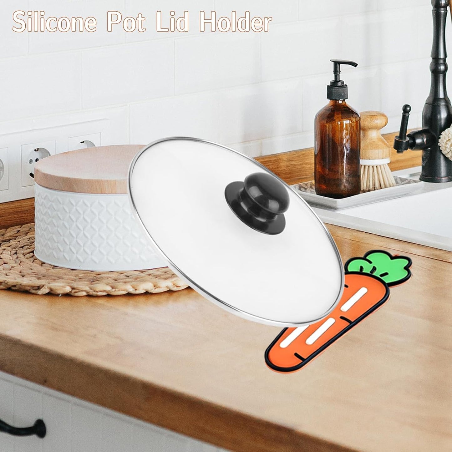 Carrot-Shaped Small Drying Silicone Mat