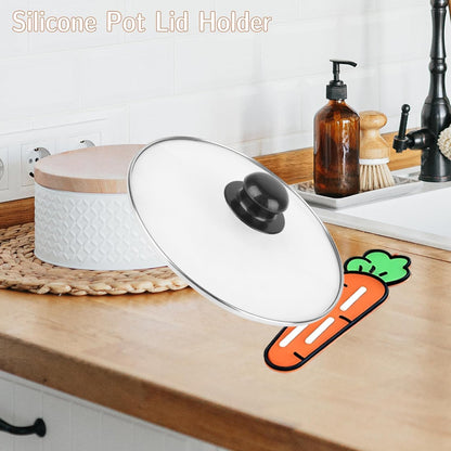 Carrot-Shaped Small Drying Silicone Mat