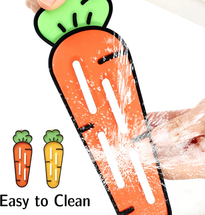 Carrot-Shaped Small Drying Silicone Mat