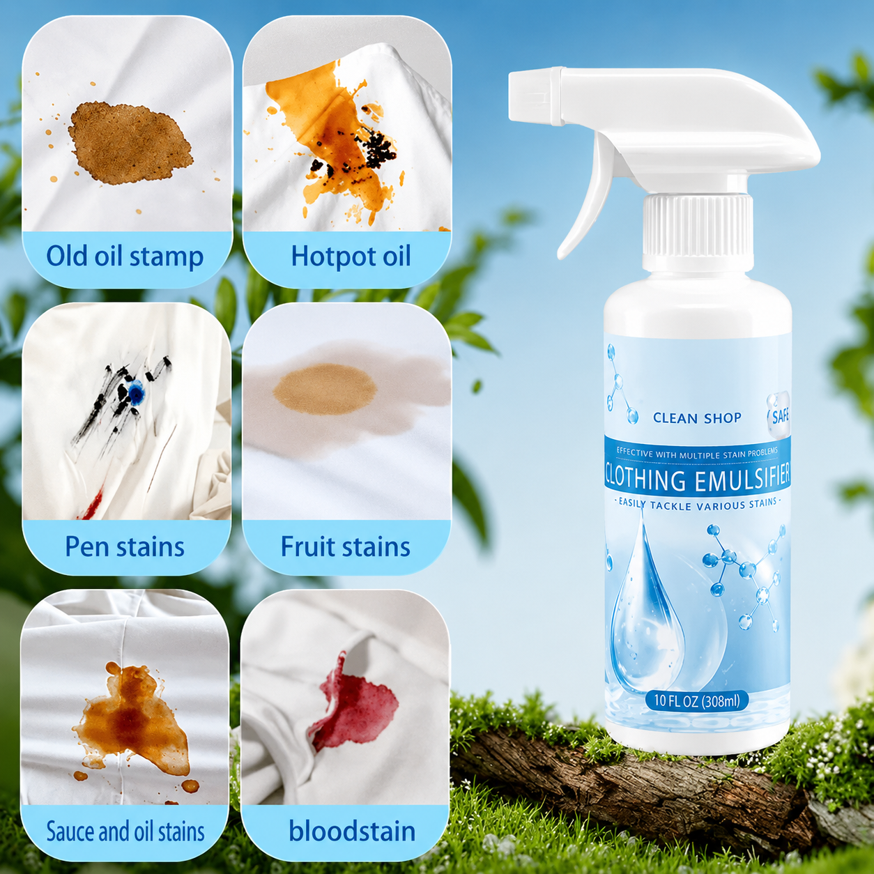 Non-Ionic Laundry Pre-Treatment Clothing Emulsifier