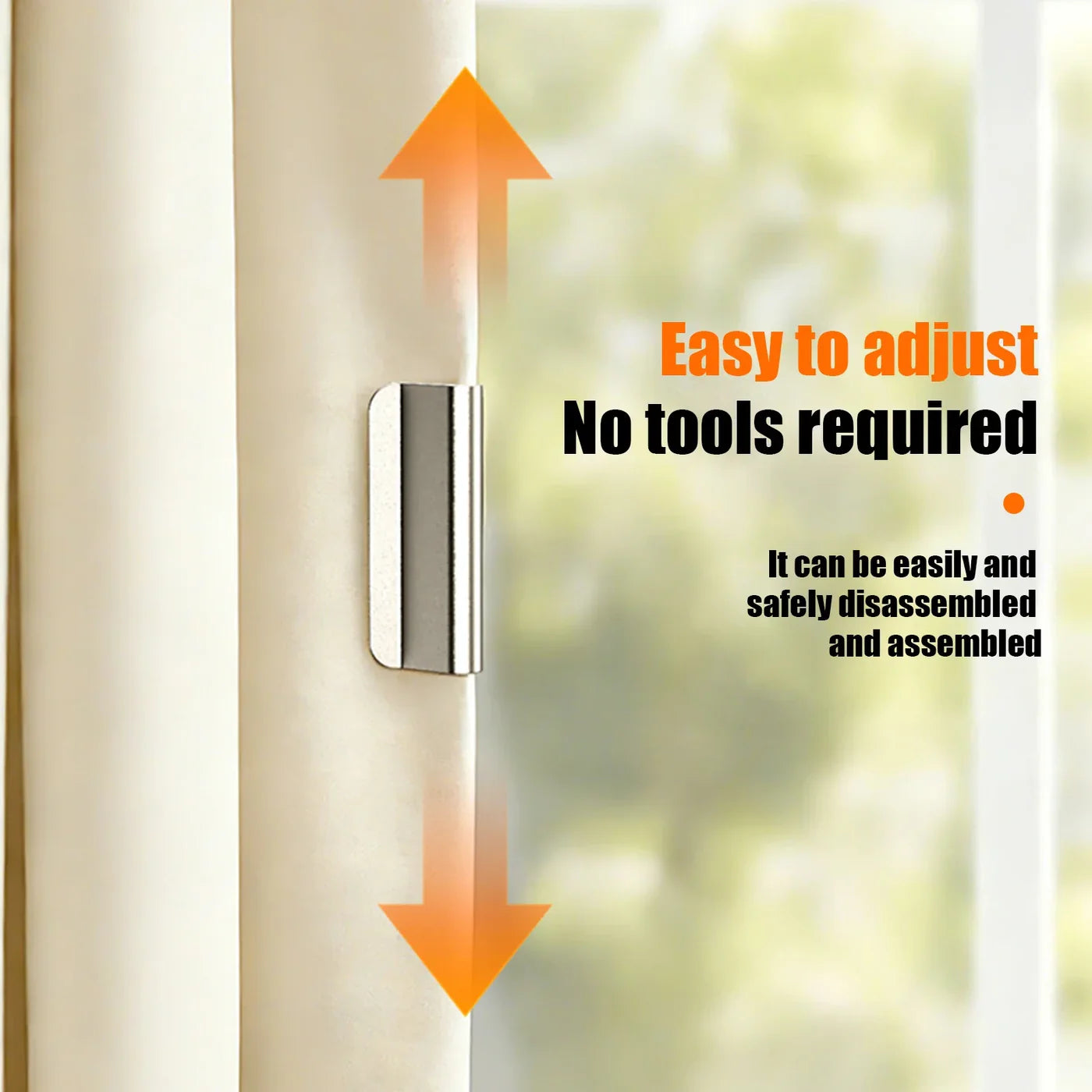 Curtain Lock Magnetic Light-Block Seal Clips