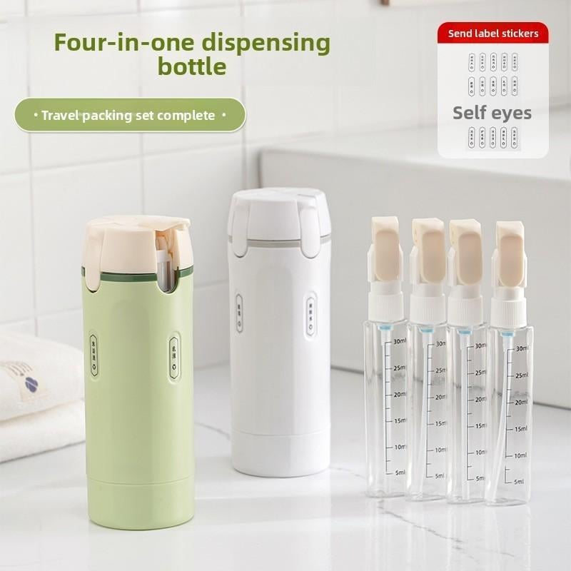 4-in-1 Travel Dispenser Bottle