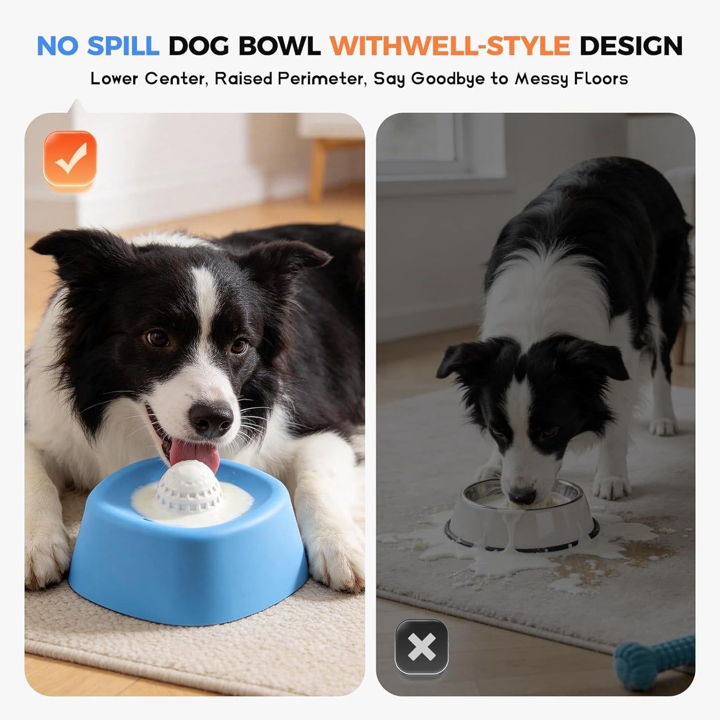 Dog Licking Bowl PRO with Ball For Dogs for Yogurt, Bone Broth & Liquid Treats