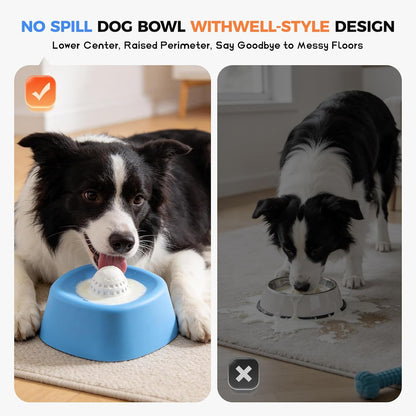 Dog Licking Bowl PRO with Ball For Dogs for Yogurt, Bone Broth & Liquid Treats