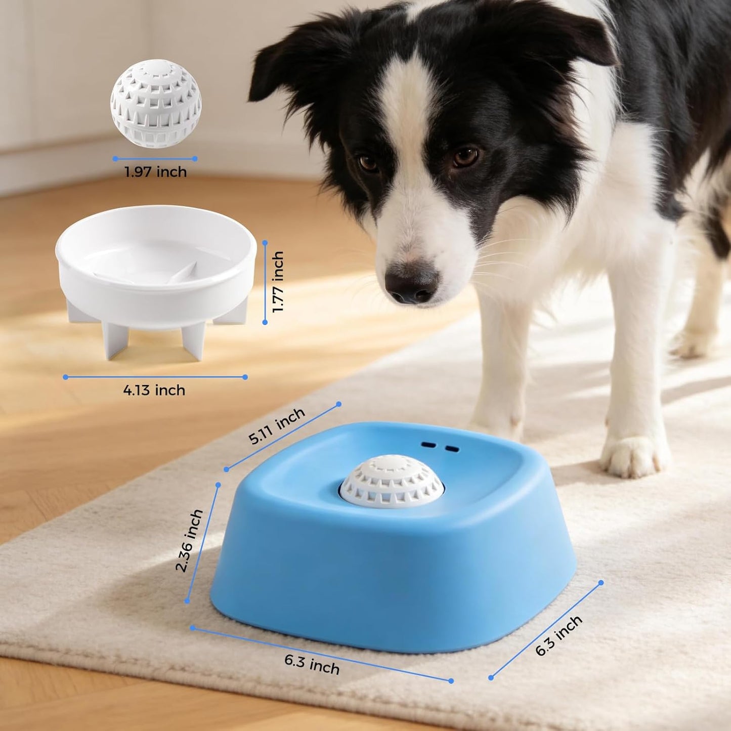 Dog Licking Bowl PRO with Ball For Dogs for Yogurt, Bone Broth & Liquid Treats