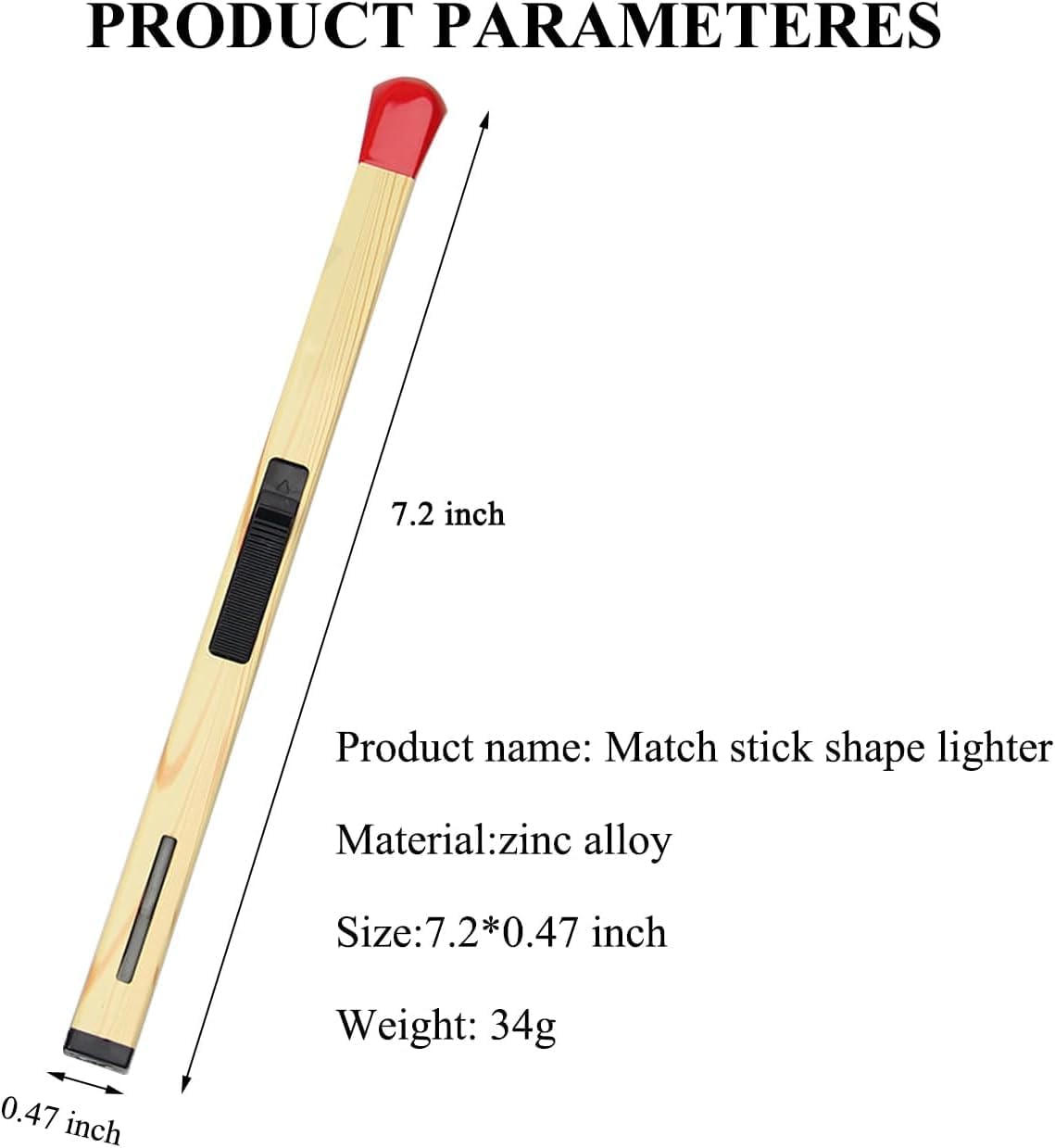 Unique Gift Creative Matchstick Lighter