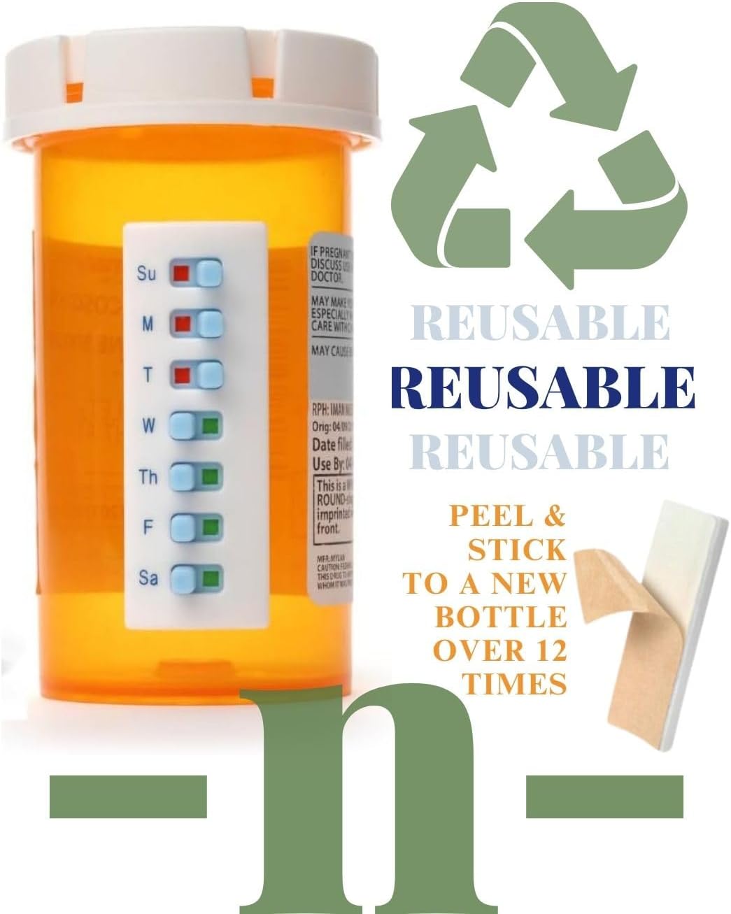Reusable Pill Trackers
