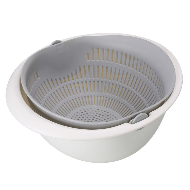 Double-layer Rotating Drain Basket