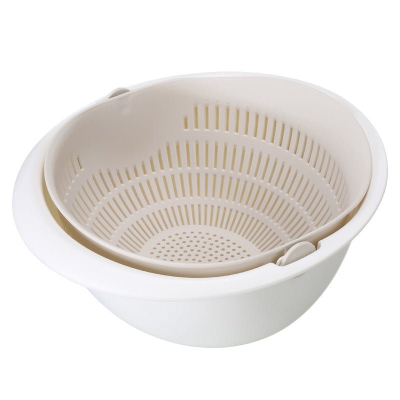 Double-layer Rotating Drain Basket