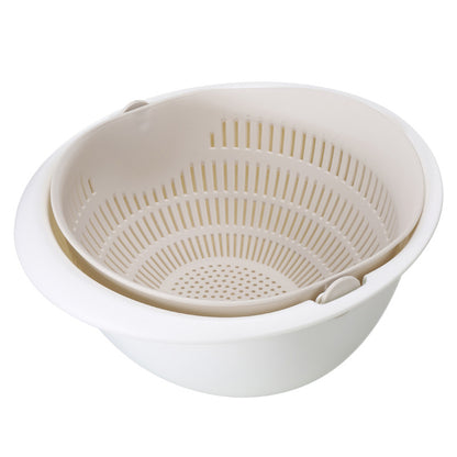 Double-layer Rotating Drain Basket