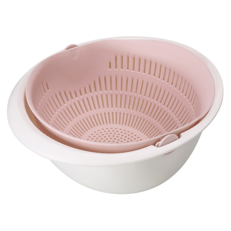 Double-layer Rotating Drain Basket