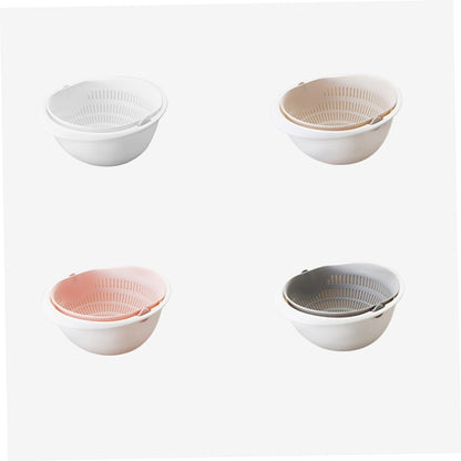 Double-layer Rotating Drain Basket