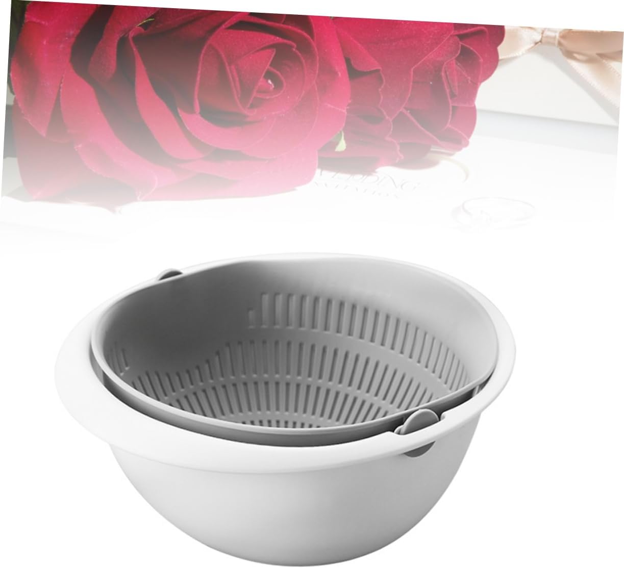 Double-layer Rotating Drain Basket