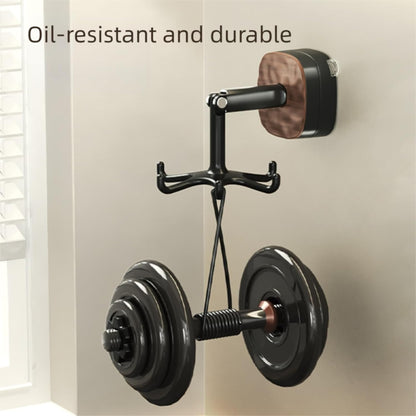 Kitchen Rotating Suction Cup Hook Wall-Mounted Storage Rack