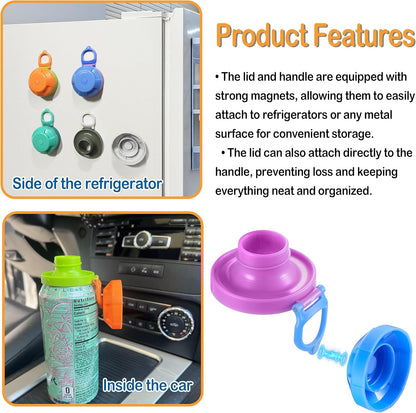 Magnetic Soda Can Lids