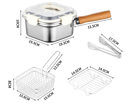 Portable Outdoor Stainless Steel Deep Fryer