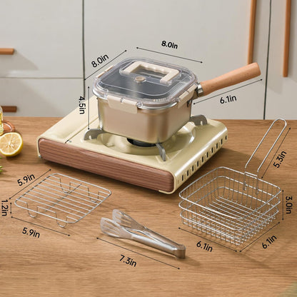 Portable Outdoor Stainless Steel Deep Fryer