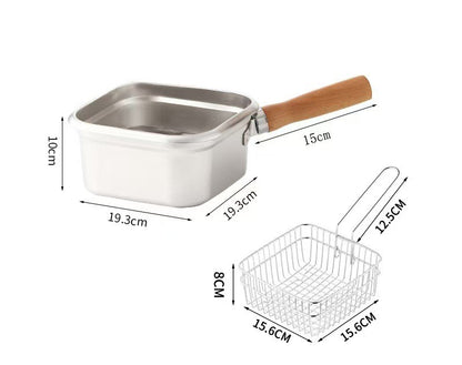 Portable Outdoor Stainless Steel Deep Fryer