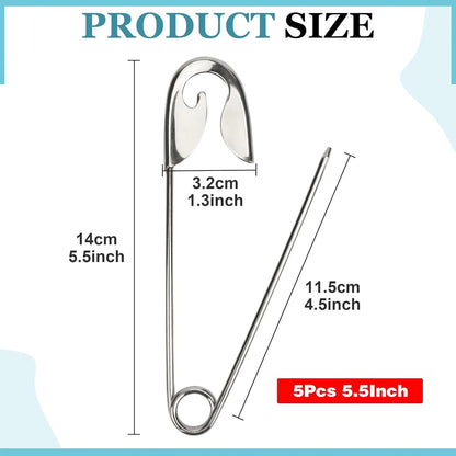 Safety Pin Hair Clip