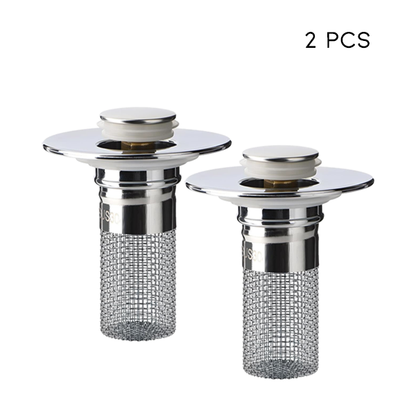 Sink Drain Strainer with Removable Stainless Steel Basket PRO